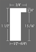custom picture frame mouldings-profiles